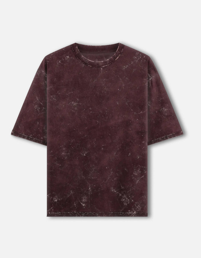 Unisex Acid Wash Oversized Tee | Custom Print