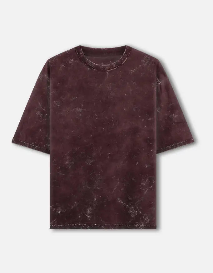 Unisex Acid Wash Oversized Tee | Custom Print