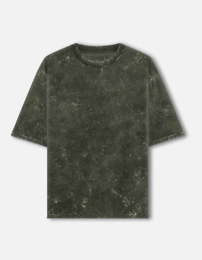 Unisex Acid Wash Oversized Tee | Custom Print