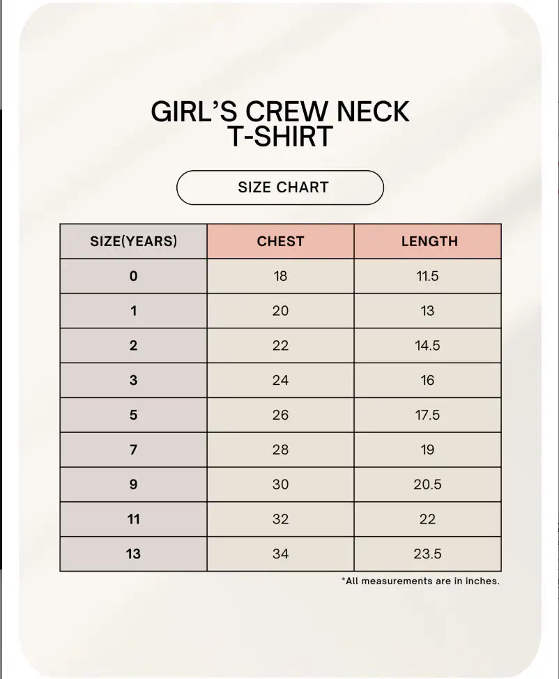 Girl Classic Crew T-Shirt | Custom Print