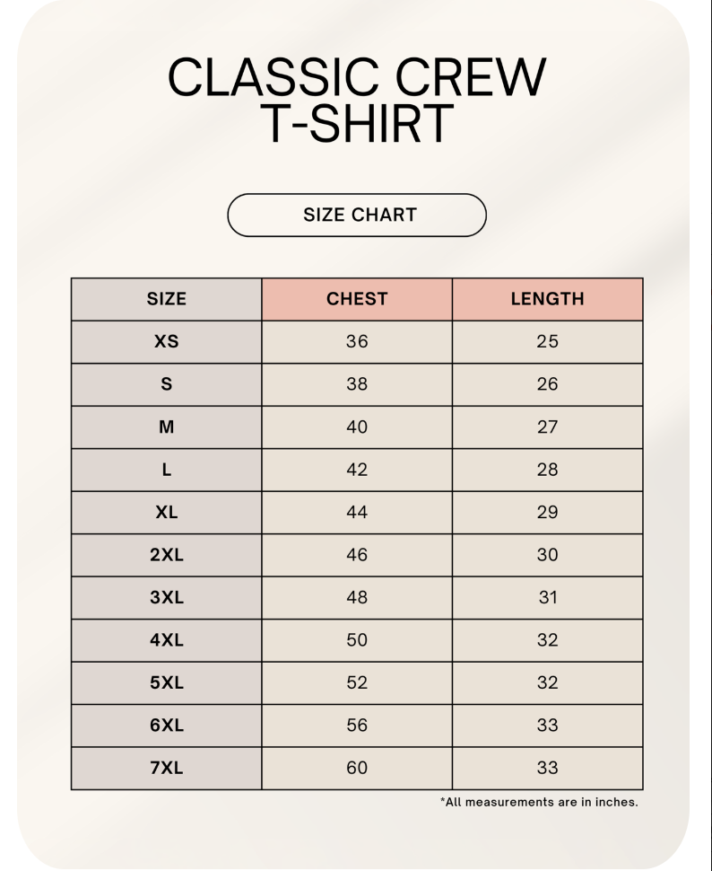 Men's Standard Crew T-Shirt | Custom Print