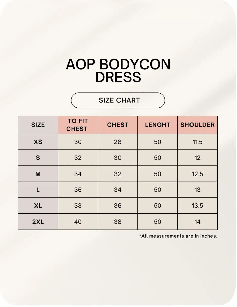 Women's AOP Bodycon Dress | All Over Print Custom - AURA STUDIOS