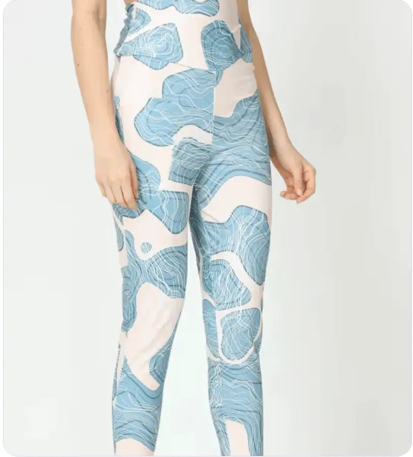 Women's AOP Gym Leggings | All Over Print Custom - AURA STUDIOS