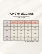 Women's AOP Gym Leggings | All Over Print Custom - AURA STUDIOS
