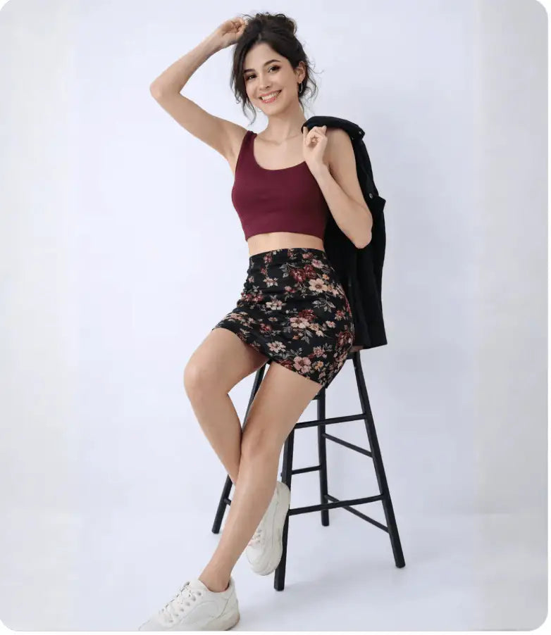 Women's AOP Mini Skirt | All Over Print Custom - AURA STUDIOS