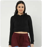 Women's Cropped Hoodie | Custom Print - AURA STUDIOS