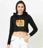 Women's Cropped Hoodie | Custom Print - AURA STUDIOS