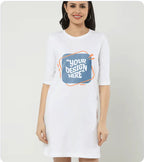 Women's T-Shirt Dress | Custom Print - AURA STUDIOS